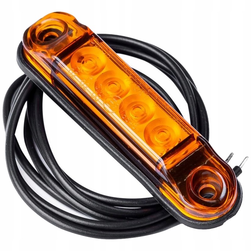 Horpol slim LED marker lamp, orange