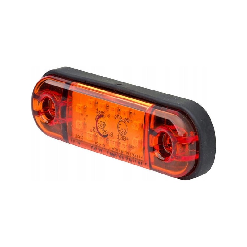 Rectangular LED marker lamp 12 24v orange 12led was 1400300714