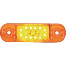 Rectangular LED marker lamp 12 24v orange 12led was 1400300714