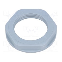 5 pcs x LAPP - 53019040 - Nut, PG16, polyamide, UL94V-2, 30mm, grey, -20÷100°C, Thread: PG