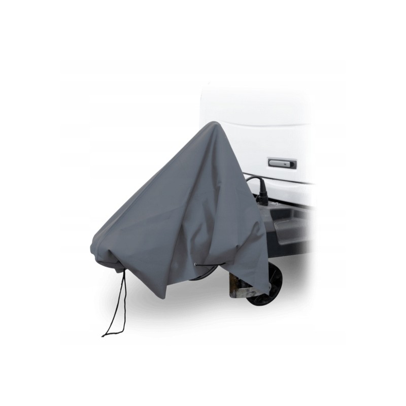 Cover for the towbar of the Hitch camper trailer