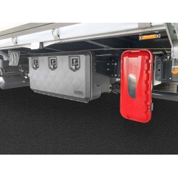 Box, container, cabinet for 6kg fire extinguishers, daken truck