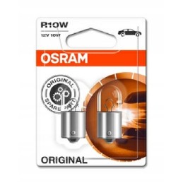 2x osram bulbs r10w 12v 10w ba15s 5008 02b