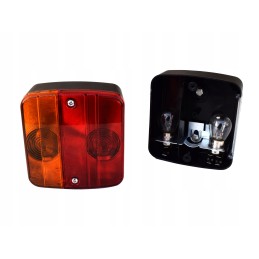 2 x rear combined trailer lamps, set of 2 pcs, 3-function trailer