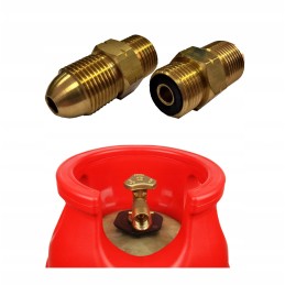 Adapter adapter for English gas cylinders