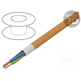 5 m x ESPE - OPAC-3G0.75-1-6916 - Wire, H03VV-F,OMY, 3G0.75mm2, round, stranded, Cu, PVC, textile
