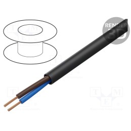 5 m x LAPP - 21810 - Wire, ÖLFLEX® ROBUST 200, 2x2.5mm2, unshielded, 450V,750V, Cu