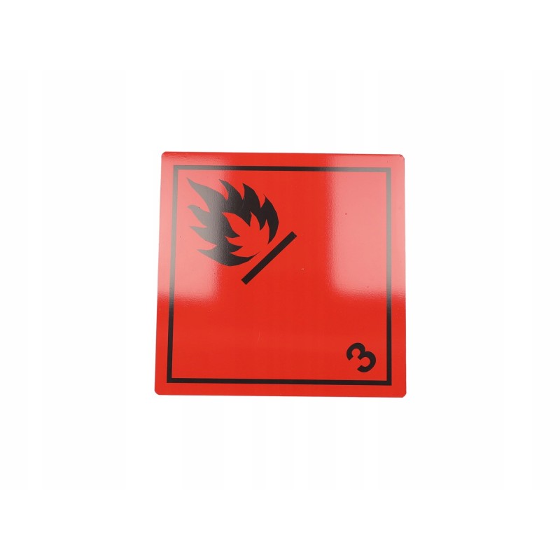 Flammable liquids table, class 3