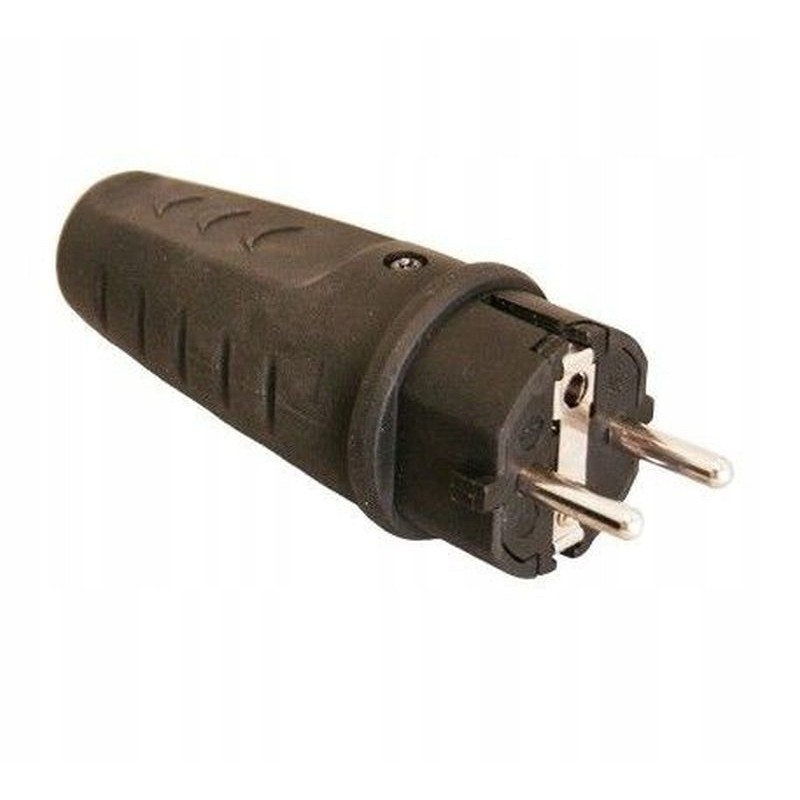 Plug in a rubber housing 230v schuko haba