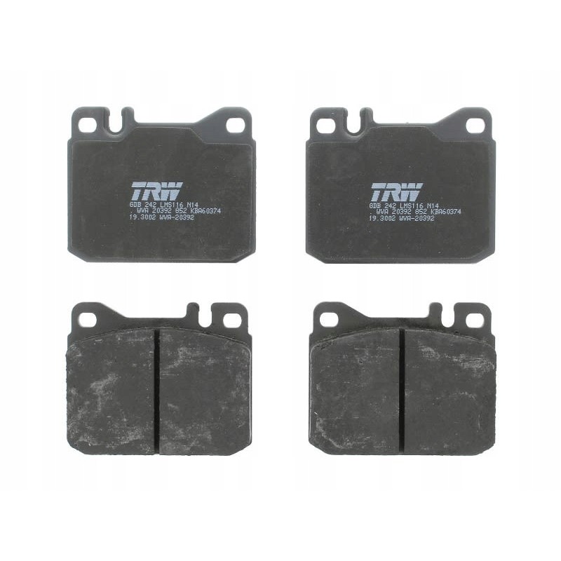 Front brake pads Trw GDB242