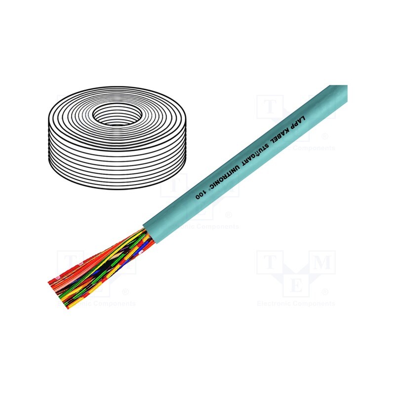 5 m x LAPP - 28051 - Wire, UNITRONIC® 100, 16x0.34mm2, unshielded, 500V, Cu, stranded