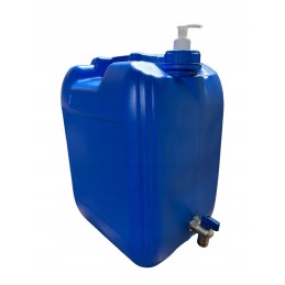 Tank container bank water canister with tap and dispenser 10l