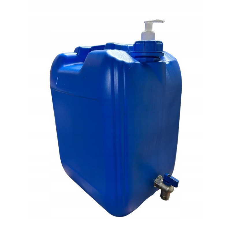 Tank container bank water canister with tap and dispenser 10l