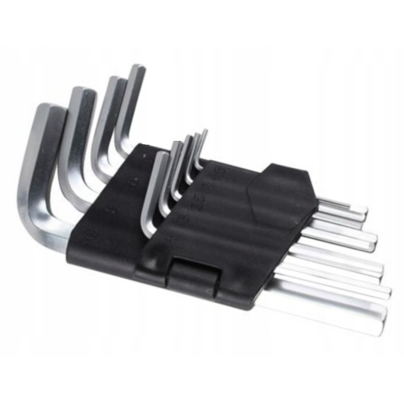 Set of Allen keys, long Allen keys, 9 pcs