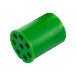 Aspock connector for trailer rear lights, 8 pin bayonet 12v, green female