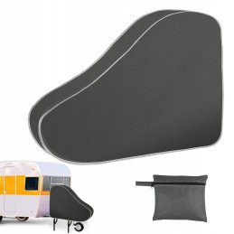 Drawbar cover, universal, waterproof, wear-resistant, adjustable, gray