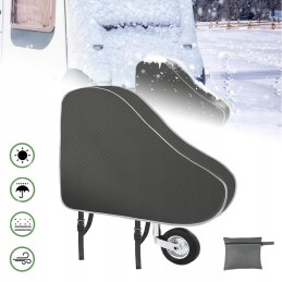 Drawbar cover, universal, waterproof, adjustable, wear-resistant, gray