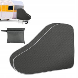 Drawbar cover, adjustable, universal, wear-resistant, waterproof, gray