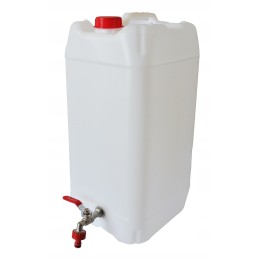 30 liter canister with a tap and a water tank