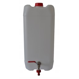 30-liter canister with a tap and a water tank