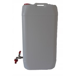30-liter canister with a tap and a water tank