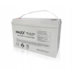 Gel battery 12 fm 100 100ah 12v