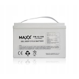 Gel battery 12 fm 100 100ah 12v