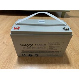 Gel battery 12 fm 100 100ah 12v