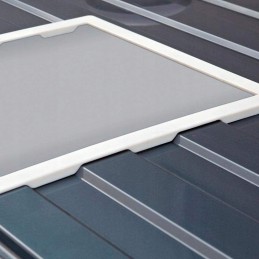 Roof window adapter 28x28 bus van Fiat frame grooved trapezoid