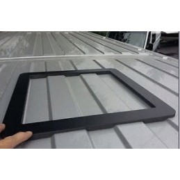 Roof window adapter 28x28 bus van Fiat frame grooved trapezoid