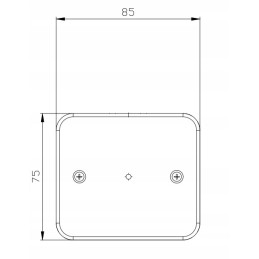 Reversing lamp with mount fristom md 040 s
