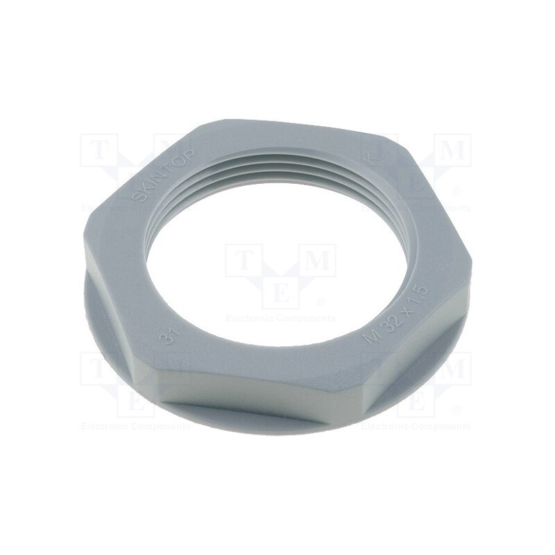 5 pcs x LAPP - 53119040 - Nut, M32, polyamide, UL94V-2, 41mm, grey, -20÷100°C, Thread: metric
