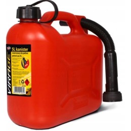 Plastic canister for fuel, oil, 5 liters
