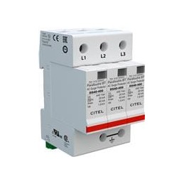 1 pcs : DS43S-480 - Industrial Surge Protectors Din Rail AC Power Surge Suppressor, 40kA max, 480V Delta,3P
