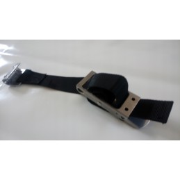 Tarpaulin tensioning belt with hook and stainless steel buckle