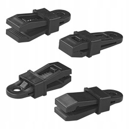 Hook for attaching carpet tarpaulins, set of 4