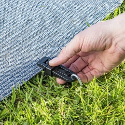 Hook for attaching carpet tarpaulins, set of 4