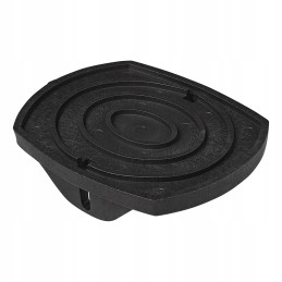 Caravan support leg foot 2 pieces