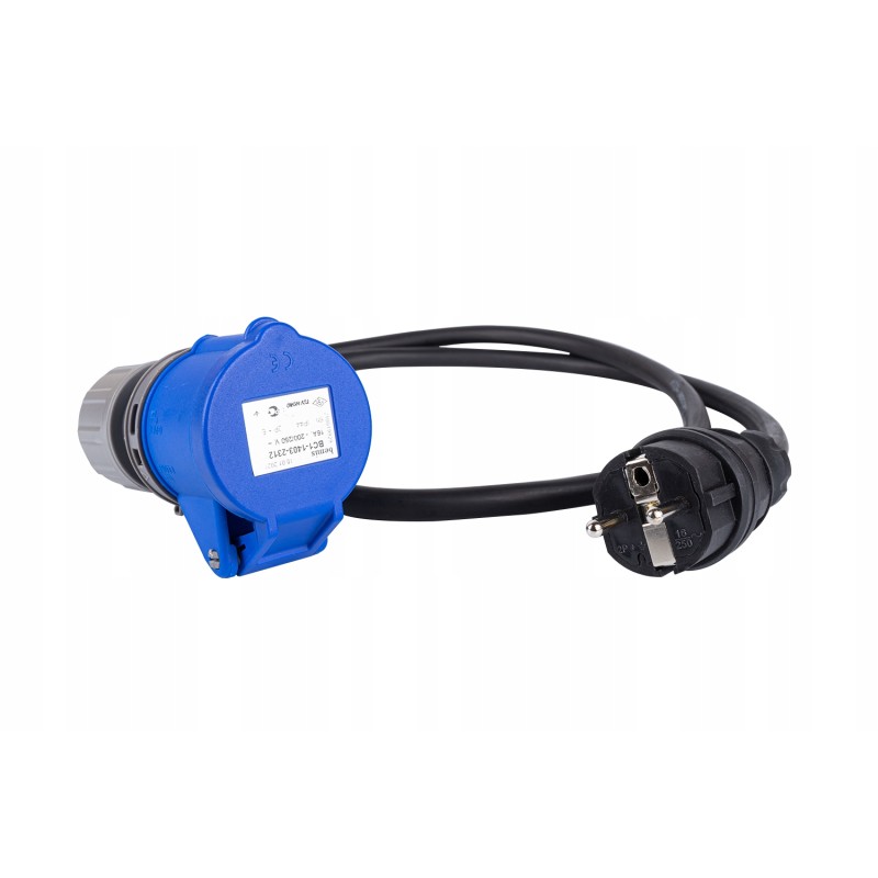 Extension cable for camper trailer 1 5m g16a 3p wg16a ip44