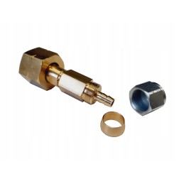 Cylinder refueling connector for thermoplastic hose