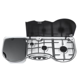 3-burner cooker with left cover, series 353