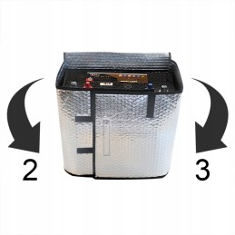 Thermal cover for 32a 45a battery