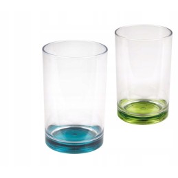 Glasses for camping drinks, 350ml, 2pcs, mix color