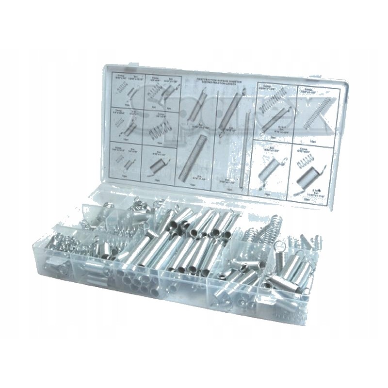 Tension compression springs 200 pcs compak 4 76 7 14