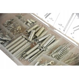 Tension compression springs 200 pcs compak 4 76 7 14