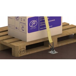 Floor holder mounting UP 01 to the trailer