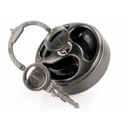 Filler cover, lock, keys, black plug, turismus