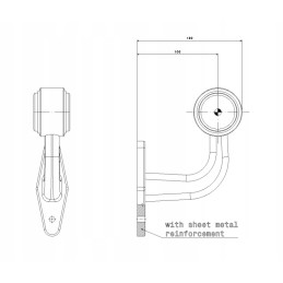 Marker lamp fristom ft 009 d led 12 24