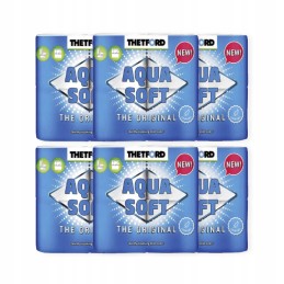 Thetford set of 6x aqua soft toilet paper