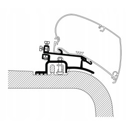 Thule omnistor ducato 06 awning roof adapter